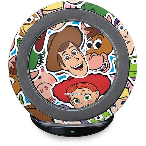 Disney Toy Story Collages Portrait Fast Charge Wireless Charging Stand Skin